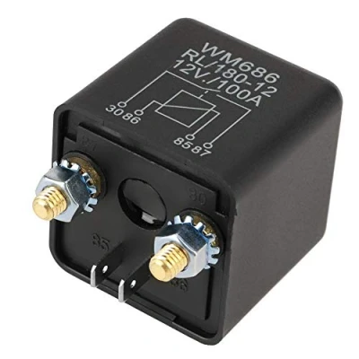 Afbeelding van Startrelais, 12 V 100 A normaal open high performance startrelais voor regelaccu AAN/UIT
