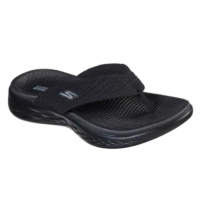 Afbeelding van Skechers Onderweg 600 Zonnig dames Teenslipper, Zwart, 40 EU