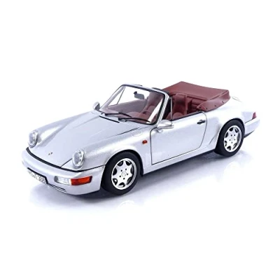 Afbeelding van Porsche 911 Carrera 2 Cabriolet (964) Norev Modelauto 1:18 1990 187330 Schaalmodel
