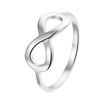 Afbeelding van Zilver Gerhodineerde Ring infinity 1325087 14.50 mm (46)
