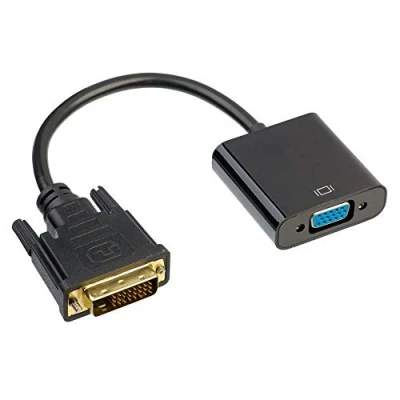 Afbeelding van Akyga AK AD 50 VGA bus naar DVI 24+1 pin stekker adapter converter kabel 15cm