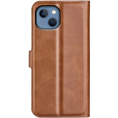 Afbeelding van Casecentive Leren Wallet case met sluiting iPhone 14 Pro Max bruin