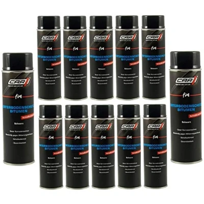 Afbeelding van 12x 500ml CAR1 bodembescherming bitumen verzegeling, UBS, steenslagbescherming CO 3612
