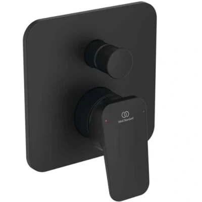 Afbeelding van Ideal Standard Ceraplan Eengreepsmengkraan voor douche, 2 weg, zijdezwart