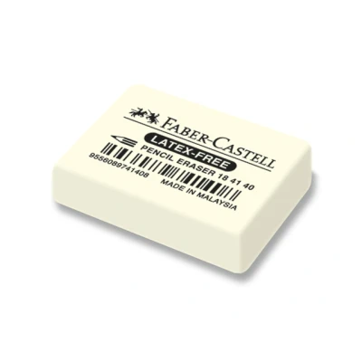Afbeelding van Faber Castell gum 7041 40 natuurrubber FC 184140