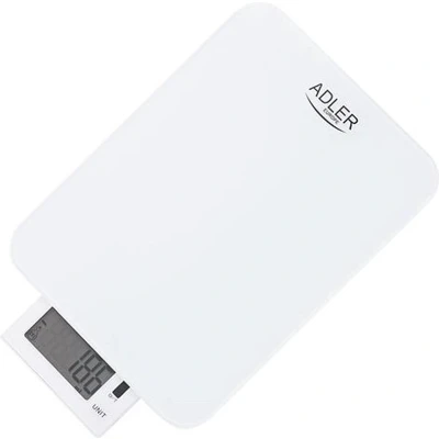 Afbeelding van Adler AD 3167 Keukenweegschaal tot 10 kg laad op via USB WIT