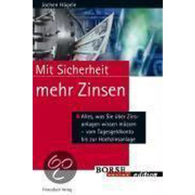 Afbeelding van Mit Sicherheit mehr Zinsen