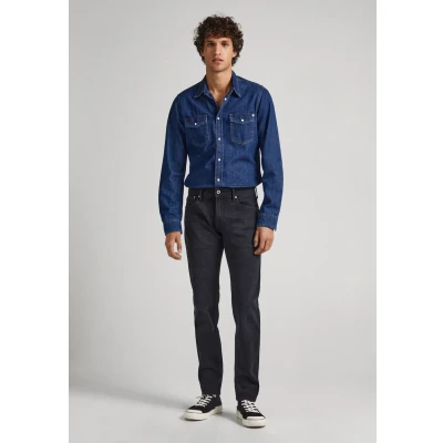 Afbeelding van Pepe Jeans Stanley Straight leg jeans, Heren, Maat: 31x34, Denim