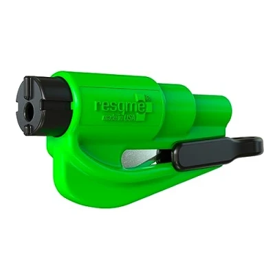 Afbeelding van ResQme® Noodhamer Sleutelhanger Origineel Reddingshamer Auto Hamer Lime Groen