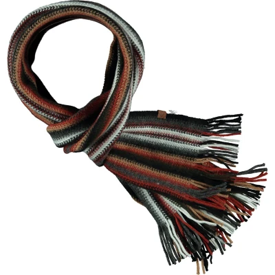 Afbeelding van Sarlini Gebreide Langwerpige Unisex Sjaal Multi Oranje
