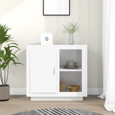 Afbeelding van Dressoir 80x40x75 cm wit