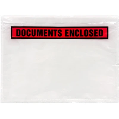 Afbeelding van Paklijstenvelop Documents enclosed Zelfklevend 225x165mm 1000 Stuks