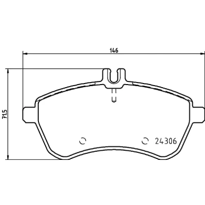 Afbeelding van Remblokkenset, schijfrem HELLA PAGID 8DB 355 012 601