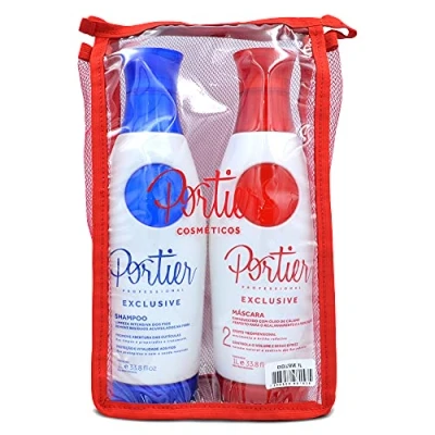 Afbeelding van Portier exclusieve ontkrulbehandeling met Braziliaanse keratine 2x1L