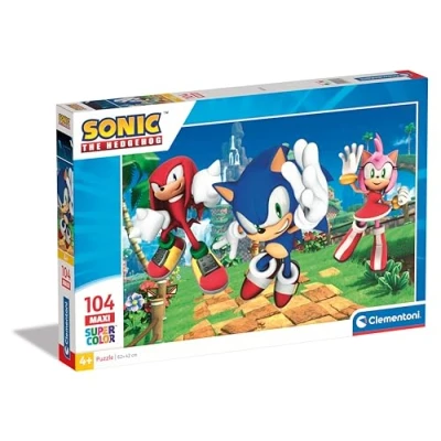 Afbeelding van Clementoni Legpuzzel Super Color Maxi Sonic, 104st.