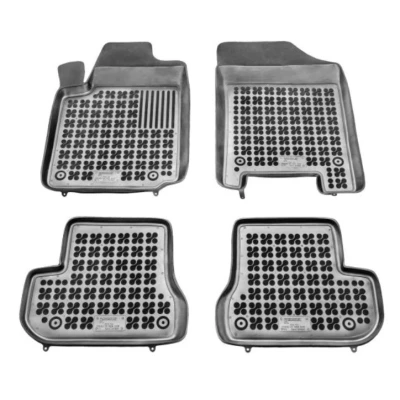 Afbeelding van REZAW PLAST 201202 Vloermatset Rubber voor en achter Zwart CITROËN: C2 Hatchback