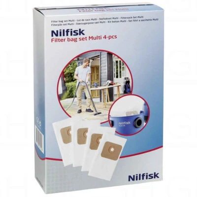 Afbeelding van Nilfisk 107402336 stofzuigerzak stofzuigerzakken 4 st. multi