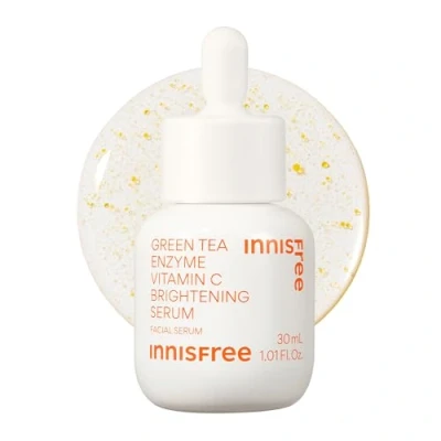Afbeelding van innisfree Green Tea Enzyme Vitamin C Serum for Dark Spot Fading, Korean Face Glow and Radiance, 30 ml