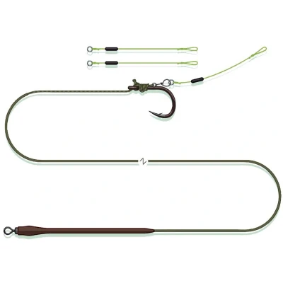 Afbeelding van Madcat QUICK CHANGE PELLET RIG 60CM 0.75MM/1.20MM #2/0 SINKING