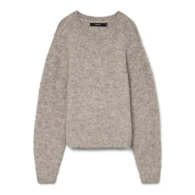 Afbeelding van Vero Moda Trui Vmnovah Ls O neck Pullover Ga Noos 10320495 Fossil/melange Dames Maat XS