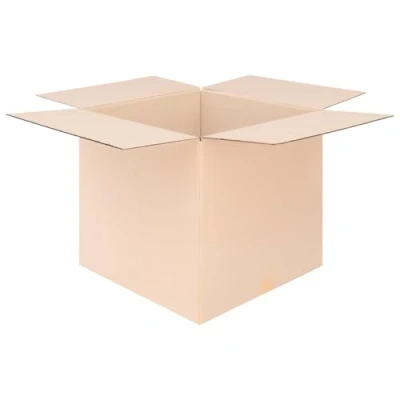 Afbeelding van verpacking Vouwdozen 500 x mm bruin (buitenmaat 505 510 mm) KK 116 1 golf verzenddozen voor middelgrote goederen DHL pakket DPD GLS Hermes dozen (5 stuks)