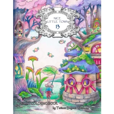 Afbeelding van Nice Little Town 13 Coloring Book Tatiana Bogema Kleurboek voor volwassenen