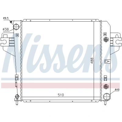 Afbeelding van Nissens Radiateur 61017