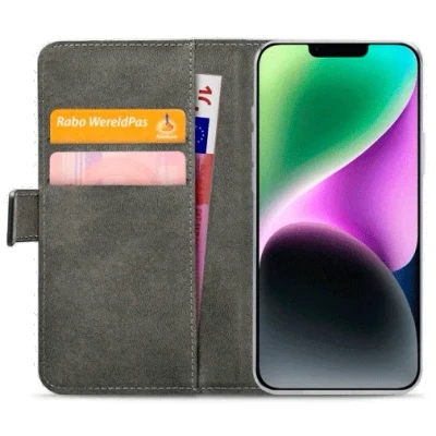 Afbeelding van Mobilize Classic Gelly Wallet Book Case Apple iPhone 14 Plus Black