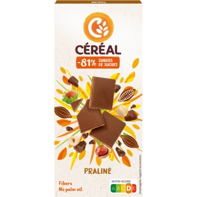 Afbeelding van 6x Céréal Chocoladetablet Praline 100 gr