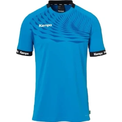 Afbeelding van Kempa Wave 26 Shirt Heren Jongens Sportshirt Korte Mouw T Functioneel Handbal Gym Fitness Jersey elastisch en ademend
