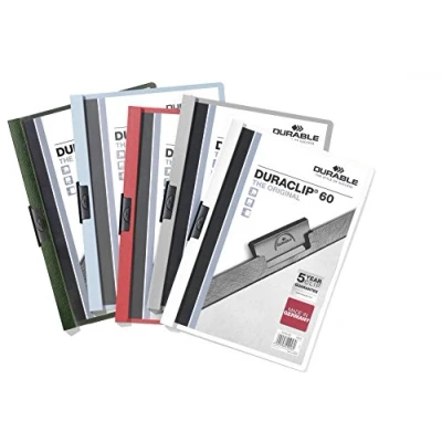 Afbeelding van Durable 220900 Klemmap Duraclip Original 30 (voor 1 vellen A4), 25 stuks, diverse kleuren, kleurenset
