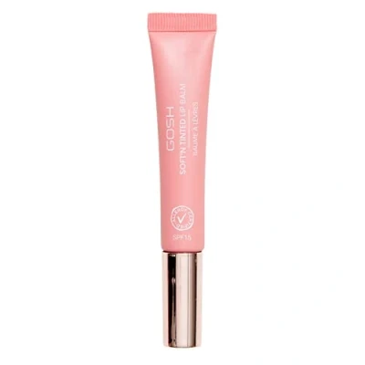 Afbeelding van GOSH Gekleurde lippenbalsem met SPF 15, veganistische lippenverzorgingsstift kleurnude (001), soepel, zachte lippen zonder lijm, parfumvrije glossy booster, hydraterende
