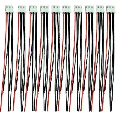 Afbeelding van Boladge 10 stuks 15 cm 2S 3S 4S 5S 6S batterij evenwichtslader siliconen kabel JST XH stekkeradapter voor RC Lipo (4S)