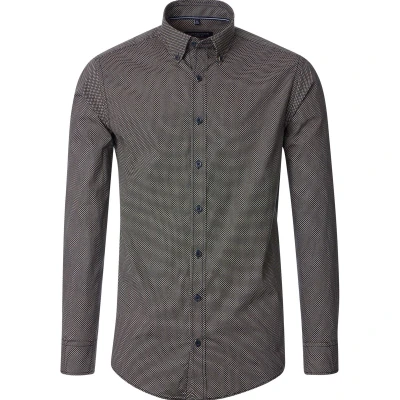 Afbeelding van Casa Moda Casual Fit Overhemd blauw, Print