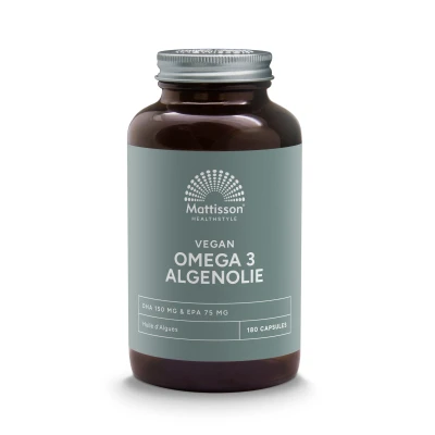 Afbeelding van 2x Mattisson Omega 3 Algenolie 180 vegacaps