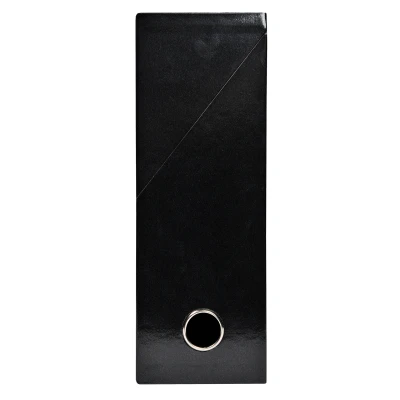 Afbeelding van Exacompta ref. 89921E 1 transportdoos Iderama® massa gekleurd papier 90 mm rug Met metalen grijpgat Formaat A4 Afmetingen: 25,5 x 34 9 cm Zwarte kleur Gemonteerd geleverd