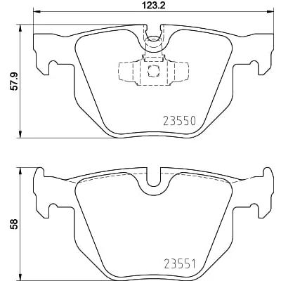 Afbeelding van Remblokkenset, schijfrem HELLA PAGID 8DB 355 011 801