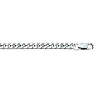 Afbeelding van Zilveren Gourmette Ketting 4.3 mm 60 cm 6 zijdes Geslepen 925
