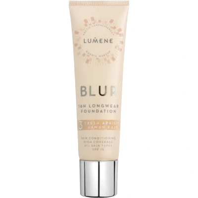 Afbeelding van Lumene Blur 16H Longwear Foundation SPF 15 3 Fresh Apricot