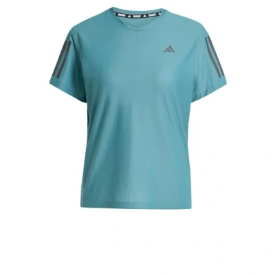 Afbeelding van adidas Dames Own The Run Base Tee, Preloved Teal, M