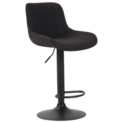Afbeelding van CLP Barkruk Lentini Frame Zwart Stof