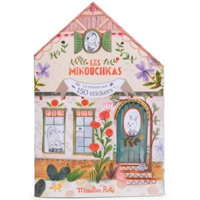 Afbeelding van Moulin roty kleur en stickerboek les minouchka&#039;s