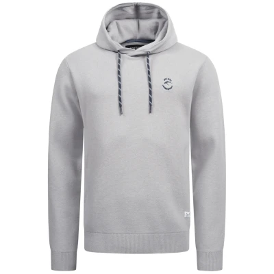 Afbeelding van INDICODE JEANS Sweatshirt &#039;Longview&#039; lichtgrijs / zwart