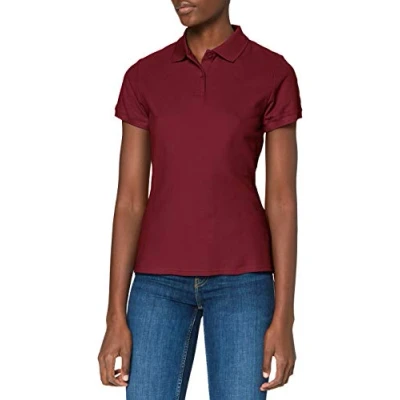 Afbeelding van Fruit of the Loom Premium poloshirt voor dames, Bordeaux, M
