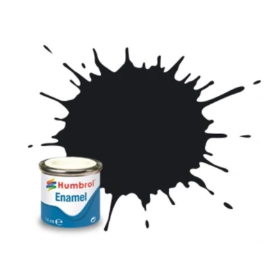 Afbeelding van Humbrol Emailleverf Mat 14 ml No. 33 Black