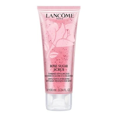 Afbeelding van Lancôme rose sugar scrub exfoliating grains and 100 ml