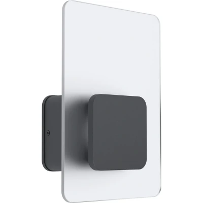Afbeelding van EGLO Eredita Wandlamp Buiten   LED   26 cm   Antraciet/Wit