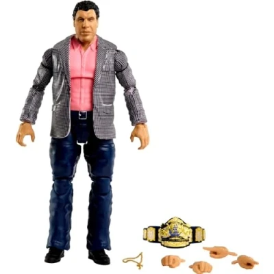 Afbeelding van WWE Elite Collection Andre the Giant Action Figure ontwikkeld met bedrieglijk echte TrueFX technologie voor verzamelaars en fans als cadeau om te verzamelen (15 cm), HKN79