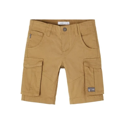 Afbeelding van NAME IT KIDS regular fit cargo bermuda NKMRYAN bruin