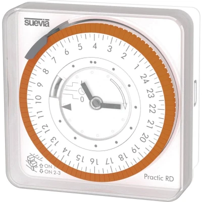 Afbeelding van Suevia Practic RD Opbouwschakelklok Analoog 230 V/AC 3680 W